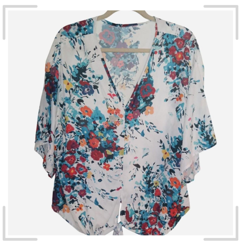 Floral Women's Top - Multicolor